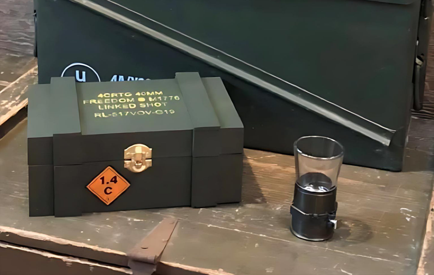 Freedom Glass Case - Ammo Crate