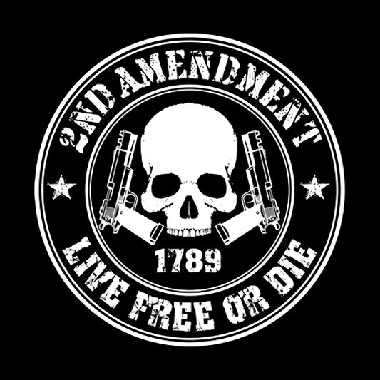 2nd Amendment : Live Free or Die - T-Shirt